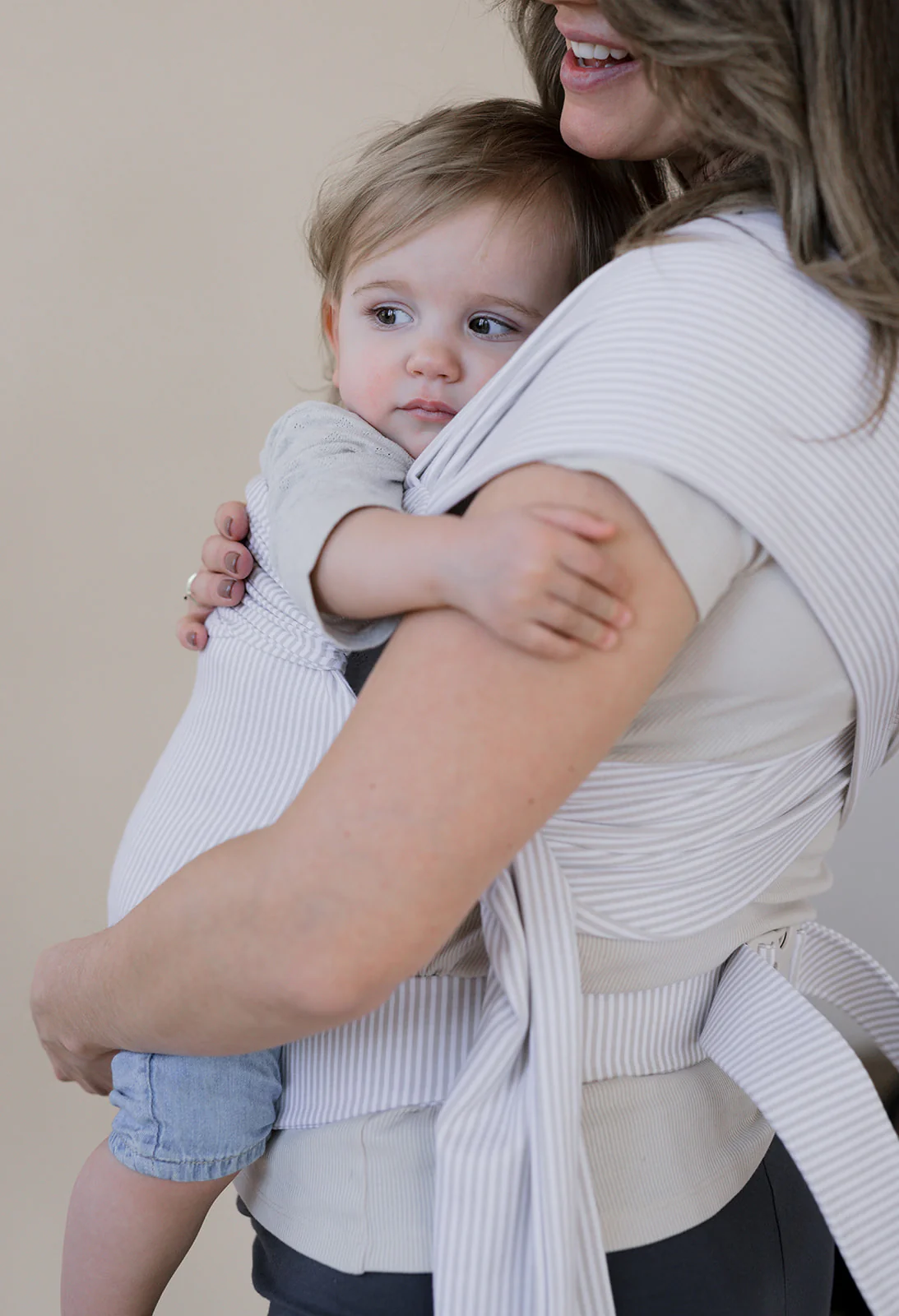 Simple Wrap | Oatmeal Stripe - Final Sale - Image 6