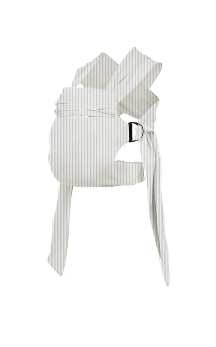 Simple Wrap | Oatmeal Stripe - Final Sale - Image 7